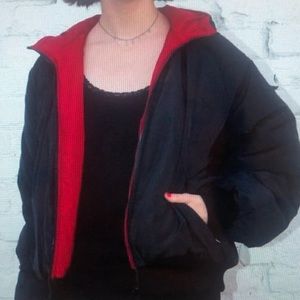 Brandy Melville Faith Puffer Hoodie Jacket